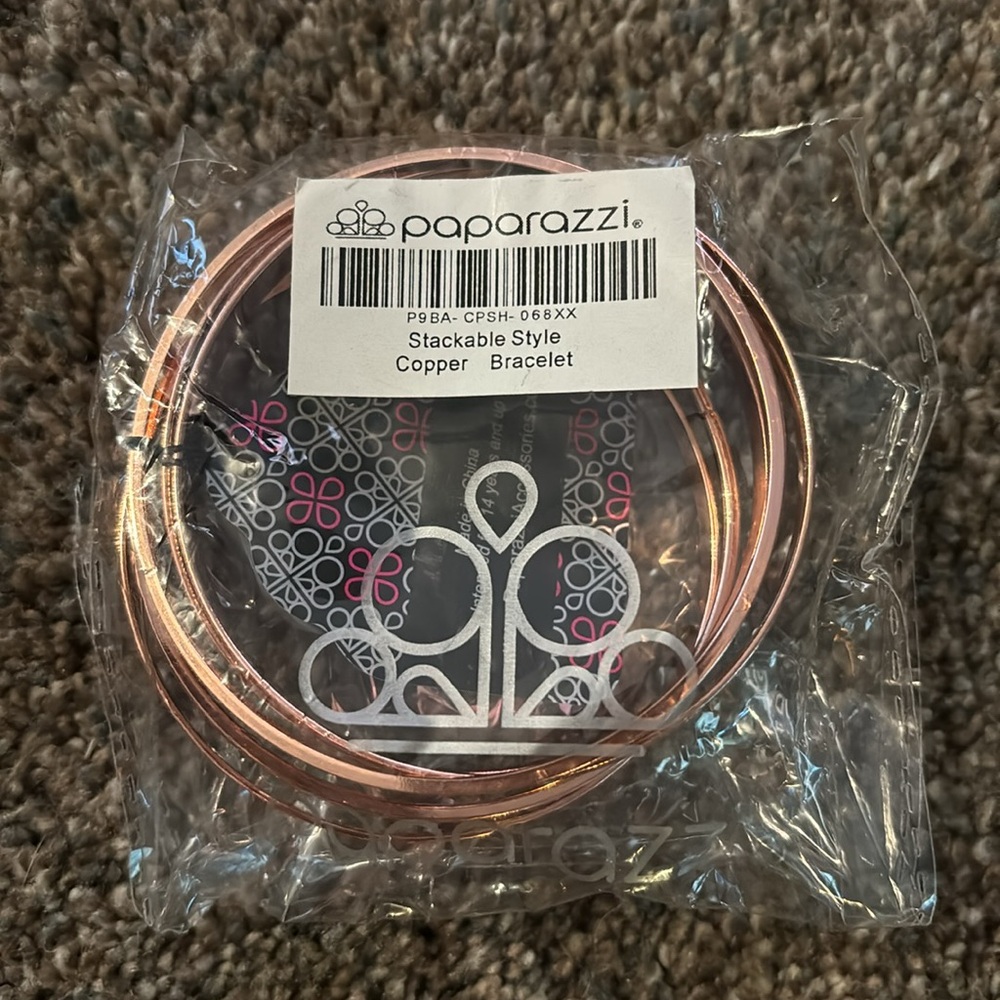 Stackable Copper Bracelets - Picture 2 of 2